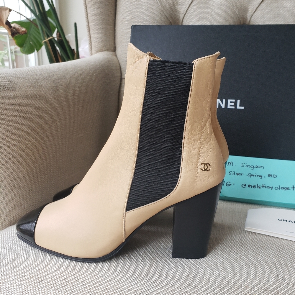 Authentic Brand New Chanel leather ankle boots - Picture 9 of 9